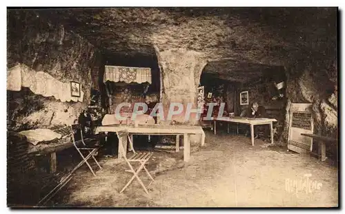 Meschers les Bains - Grotte habitee au bord de la mer - Grotte des Fontaines Troglodyte - Ansichtskarte AK