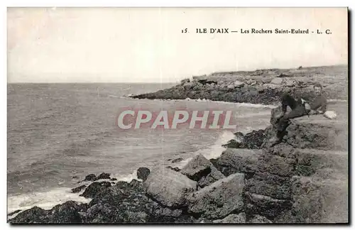 Ile d Aix - Les Rochers Saint Eulard - Cartes postales