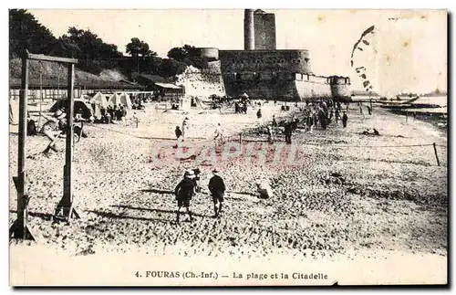 Fouras - La Plage et la Citadelle - Ansichtskarte AK