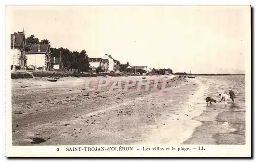 Saint Trojan d Oleron - Les Villas et la Plage - Cartes postales