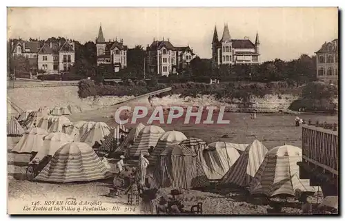 Royan - Les Tentes et les Villas a Pontaillac - Cartes postales