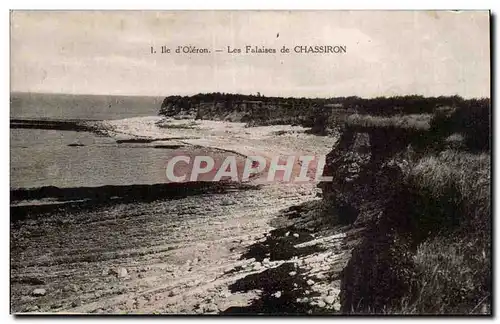 Cartes postales Ile d Oleron Les falaises de Chassiron