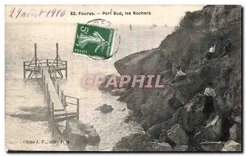 Cartes postales Fouras Port Sud Les rochers