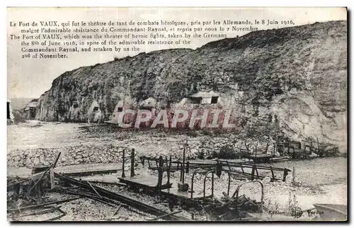 Cartes postales Militaria Guerre 1914 Le fort de Vaux