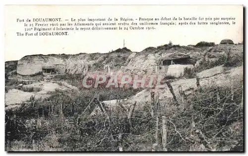 Ansichtskarte AK Militaria Guerre 1914 Le fort de Douaumont