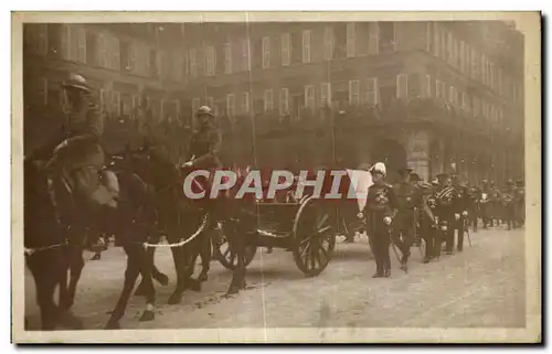 Ansichtskarte AK Militaria Funerailles du Marechal Foch 26mars 1929 Devant la statue de Jeanne d arc