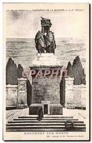 Ansichtskarte AK Militaria Guerre de 1914 Pantheon de la guerre Monument aux morts