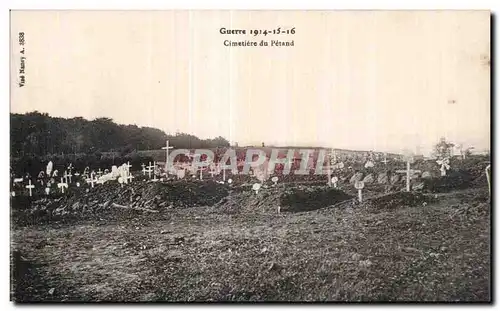 Cartes postales Militaria Guerre 1914 1918 Cimetiere du Petand