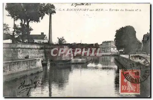 Cartes postales Rochefort sur Mer Entree du bassin n�2