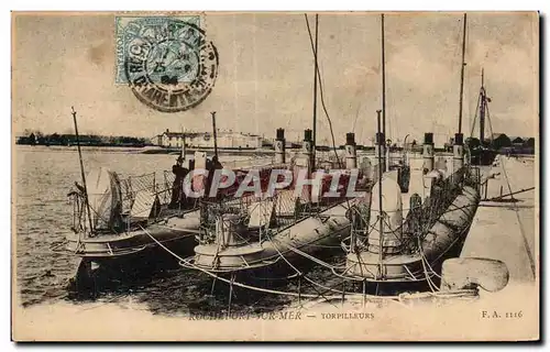 Cartes postales Rochefort sur Mer Torpilleurs