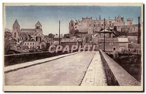 Cartes postales Saint Aignan sur Cher Chateau Eglise et moulin