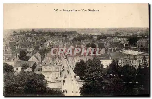 Cartes postales Romorantin Vue generale