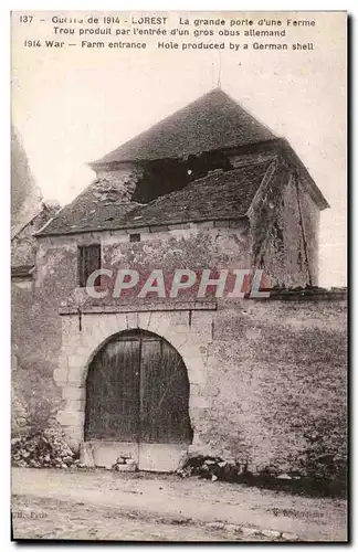 Cartes postales Militaria Dorest La grande porte d une ferme