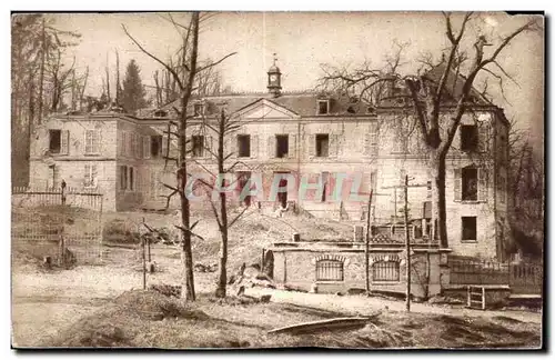 Cartes postales Militaria Chaetau en ruines