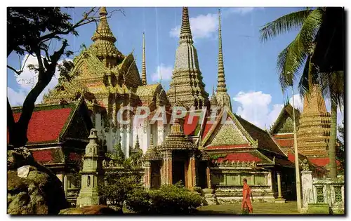 Moderne Karte Thailand Thailande wat Pho Bangkok