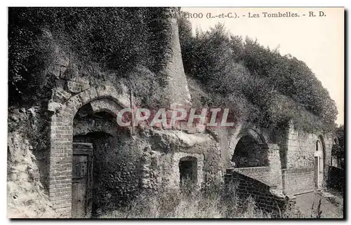 Cartes postales Troo Habitations troglodytes Les tombelles