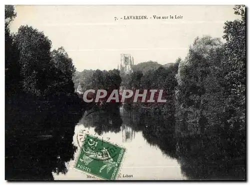 Cartes postales Lavardin Vue sur le Loir