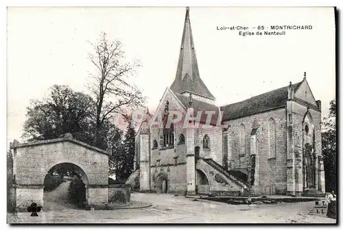 Ansichtskarte AK Montrichard Eglise et Nanteuil