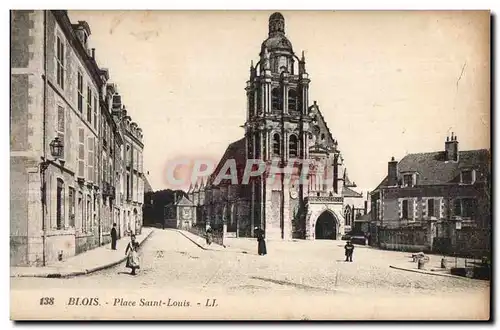 Ansichtskarte AK Blois Place Saint Louis