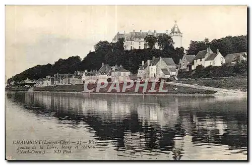 Cartes postales Chaumont Rive gauche de la loire bourg et chateau