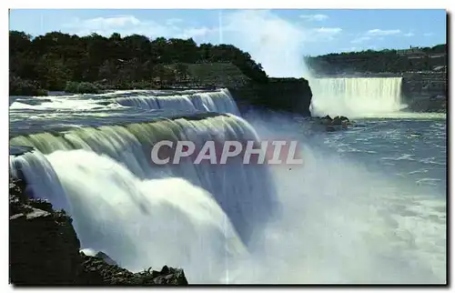 Moderne Karte American Falls Cana Niagara