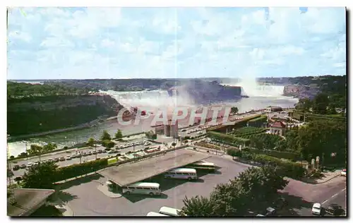 Moderne Karte Canada General view of Niagara Falls