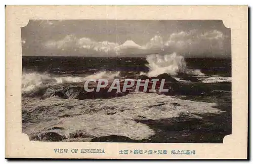 Ansichtskarte AK Japon Japan Nippon View of Enshima