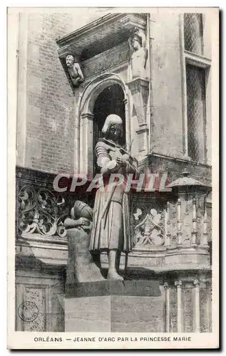 Cartes postales Orleans Jeanne d arc par la princesse Marie