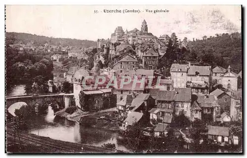 Cartes postales Uzerche Vue generale