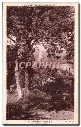 Cartes postales Gueret poetique