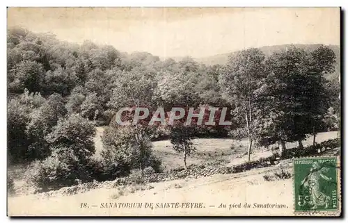 Cartes postales Sanatorium de Saint Feyre Au pied du sanatorium