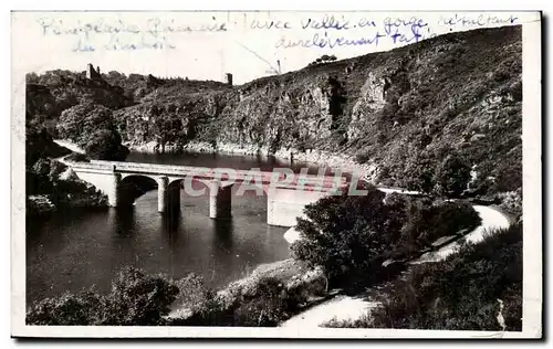 Moderne Karte Crozant Pont sur la Creuse