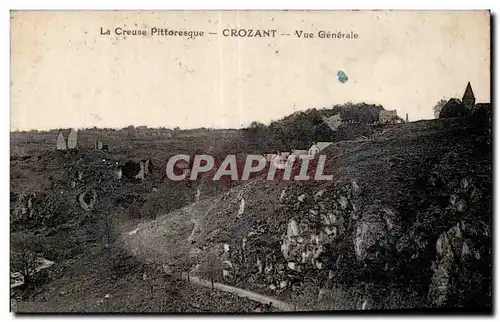 Cartes postales Crozant Vue generale