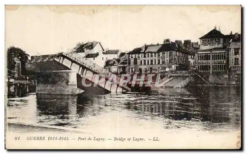 Cartes postales Militaria Pont de Lagny