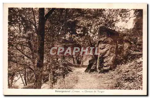 Cartes postales Bourganeuf Chemin du verger