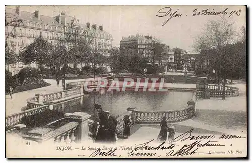 Cartes postales Dijon le square et l hotel de la cloche