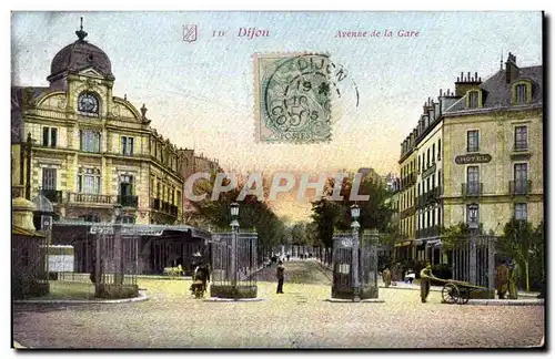 Cartes postales Dijon Avenue de la gare