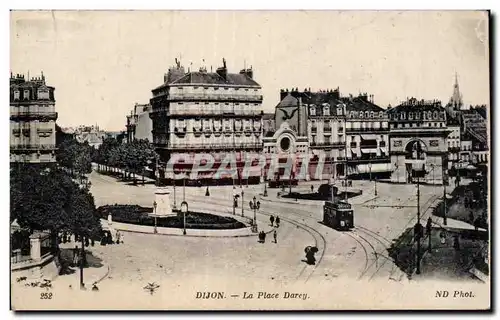 Cartes postales Dijon la place Darcy