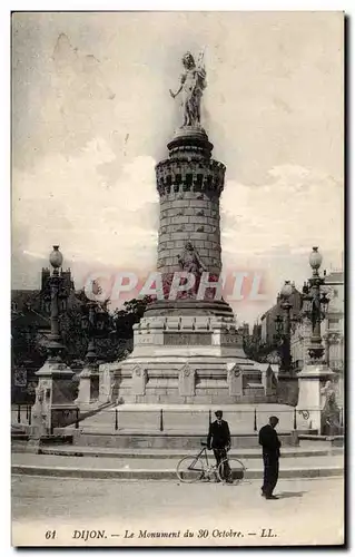 Ansichtskarte AK Dijon Le monument du 30 octobre