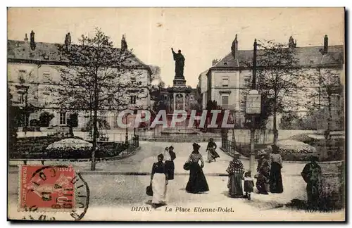 Cartes postales Dijon La place Etienne Dolet