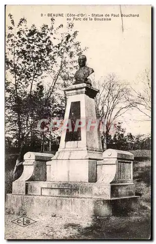 Ansichtskarte AK Beaune Statue de paul Bouchard au parc de la Bouzaise