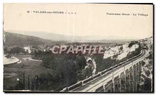 Cartes postales Velars sur Ouche Panorama Ouest Le village