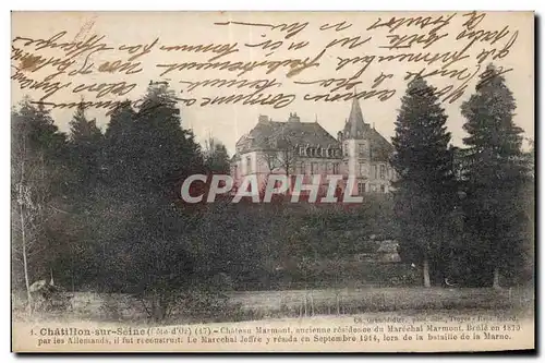 Cartes postales Chatillon sur Seine Chateau Marmont