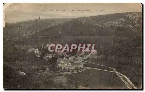 Cartes postales Val Suzon Vue generale