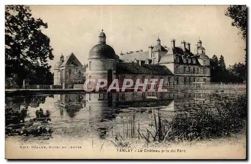 Cartes postales Tancay Le chateau pris du parc