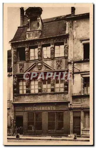 Cartes postales Dijon Vieille maison appelee Maison des Cariatides