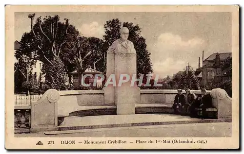 Cartes postales Dijon Monument Crebillon Place du1er mai