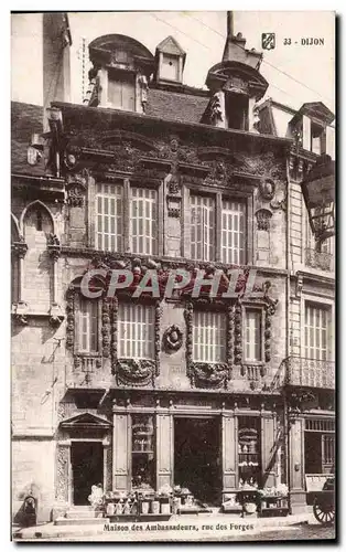 Cartes postales Dijon Maison des Ambassadeurs Rue des Forges