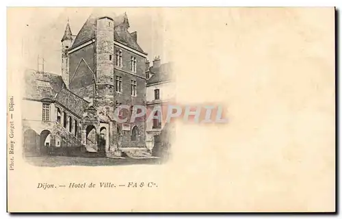 Cartes postales Dijon Hotel de ville