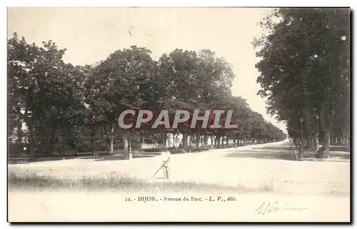 Ansichtskarte AK Dijon Avenue du parc